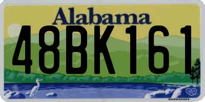 AL license plate 48BK161