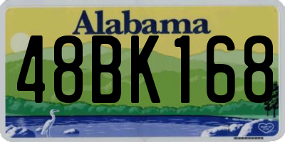 AL license plate 48BK168