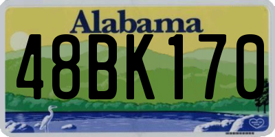 AL license plate 48BK170