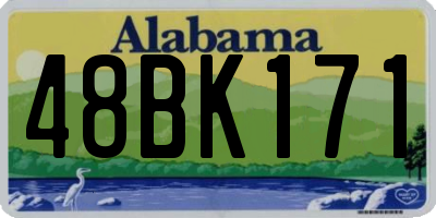 AL license plate 48BK171