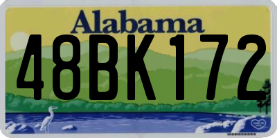 AL license plate 48BK172