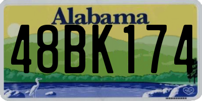 AL license plate 48BK174