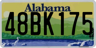 AL license plate 48BK175