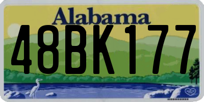 AL license plate 48BK177