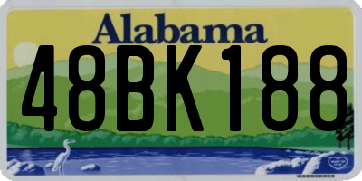AL license plate 48BK188