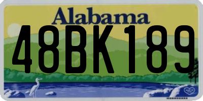 AL license plate 48BK189