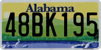 AL license plate 48BK195