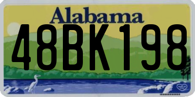 AL license plate 48BK198