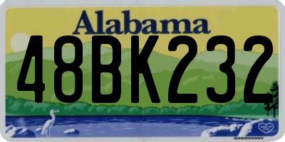 AL license plate 48BK232