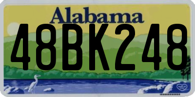 AL license plate 48BK248