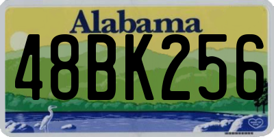 AL license plate 48BK256