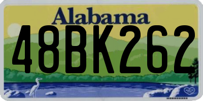 AL license plate 48BK262