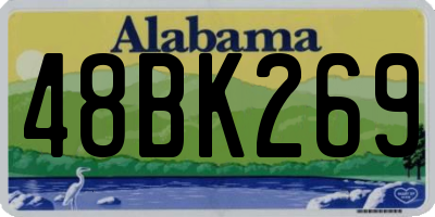 AL license plate 48BK269