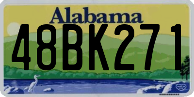 AL license plate 48BK271