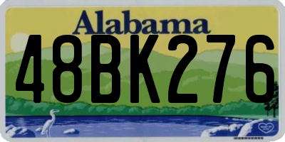 AL license plate 48BK276