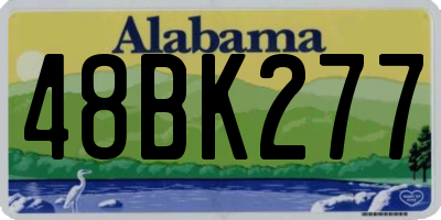 AL license plate 48BK277