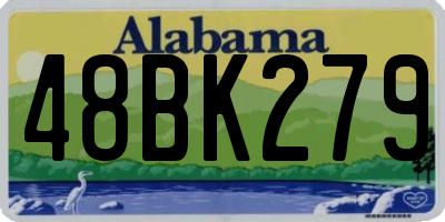 AL license plate 48BK279