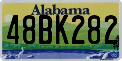 AL license plate 48BK282