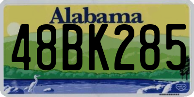 AL license plate 48BK285