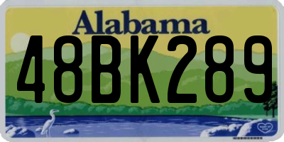 AL license plate 48BK289