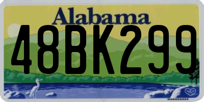 AL license plate 48BK299