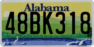 AL license plate 48BK318