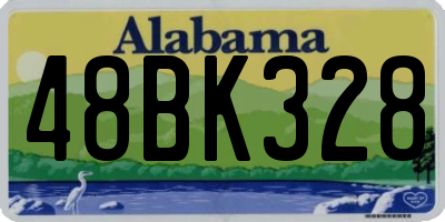AL license plate 48BK328