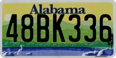 AL license plate 48BK336
