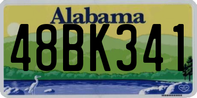 AL license plate 48BK341