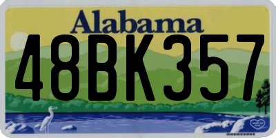 AL license plate 48BK357