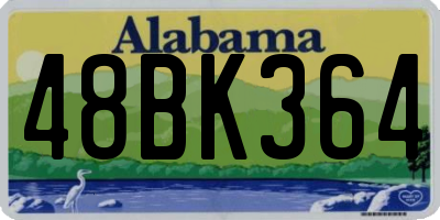 AL license plate 48BK364