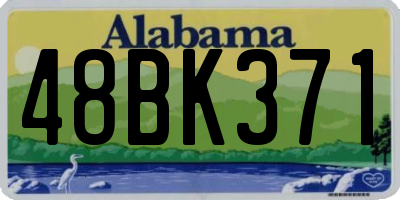 AL license plate 48BK371