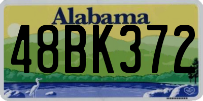 AL license plate 48BK372
