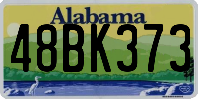 AL license plate 48BK373