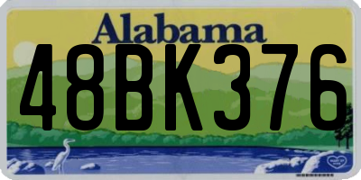 AL license plate 48BK376