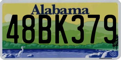 AL license plate 48BK379