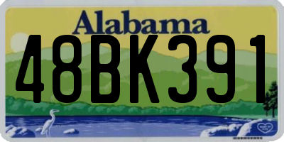 AL license plate 48BK391
