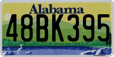 AL license plate 48BK395