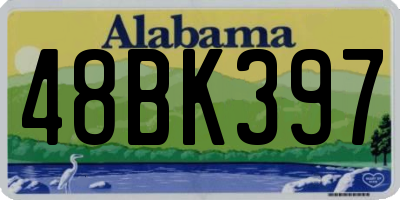 AL license plate 48BK397