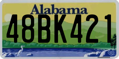 AL license plate 48BK421
