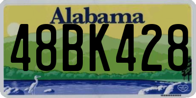 AL license plate 48BK428