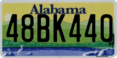 AL license plate 48BK440