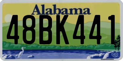 AL license plate 48BK441