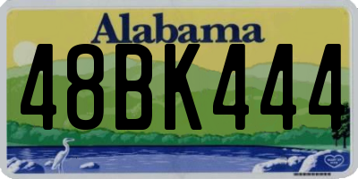 AL license plate 48BK444