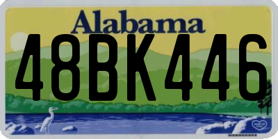 AL license plate 48BK446