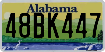 AL license plate 48BK447