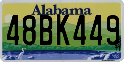 AL license plate 48BK449