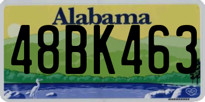 AL license plate 48BK463