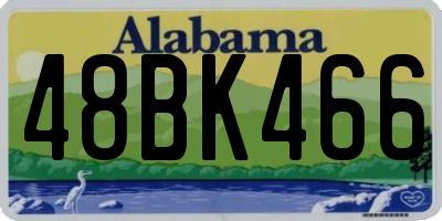 AL license plate 48BK466