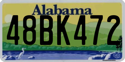 AL license plate 48BK472